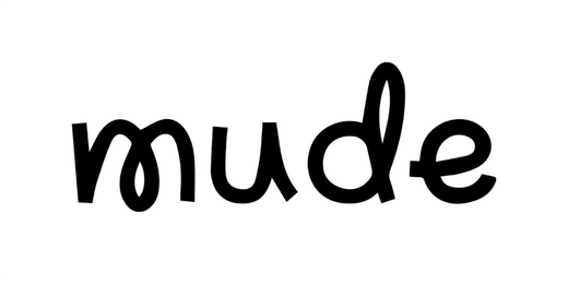 Mude logo in black and white